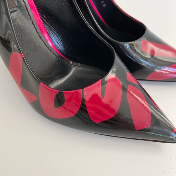 Auth Rare LOUIS VUITTON Stephen Sprouse Patent Heels - Picture 2 of 12